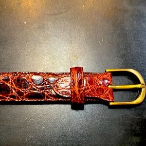 Crocodile men’s belt